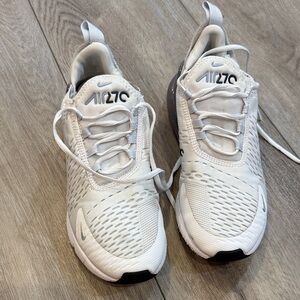 Nike Air 270 Kids Sneakers - White and Gray